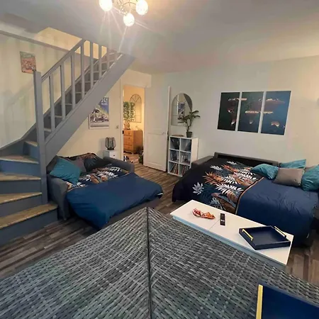 فندق مبيت وإفطار Duplex Au 2eme Et De Notre Maison -acces Au Jardin-smart Tv-streaming-wifi لو مان